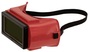 Sellstrom® Jackson Safety® Fixed Plate Cutting Goggles With Red Frame And Shade 5 2" X 4.25" Lens