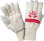 Logger Special X-Large Natural Heavy Weight Nap Out Cotton Hot Mill Gloves With Knit Wrist Wrist