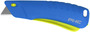 Safety Products Global 5.63 X 0.72 X 2.19 Blue/Green Plastic And Carbon Steel PHC® Auto-Retracting Safety Knife