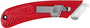 Safety Products Global 6.13 X 1.5 X 0.75 Red Plastic And Carbon Steel PHC® Auto-Retracting Safety Knife