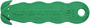 Safety Products Global 4.625 X 1.25 X 0.156 Green Plastic And Stainless Steel Klever® Safety Cutter