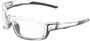MCR Safety® Swagger® SR4 Clear And Black Safety Glasses With Clear MAX6™ Anti-Fog Lens