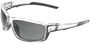 MCR Safety® Swagger® SR4 Clear Safety Glasses With Black Mirror MAX36™ Anti-Scratch/Anti-Fog Lens
