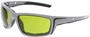 MCR Safety® Swagger® SR5 Gray Safety Glasses With Green Filter 2.0 MAX6™ Anti-Fog Lens
