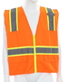 MCR Safety® 4X Orange Luminator Mesh Polyester Vest