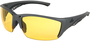 MCR Safety® Swagger® UD1 Gun Metal Safety Glasses With Amber MAX6® Anti-Fog Lens