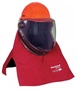 Honeywell Salisbury Red Glen Raven GlenGuard Pro-Wear Plus Arc Flash Hood Shroud For Lift Front Welding Helmet