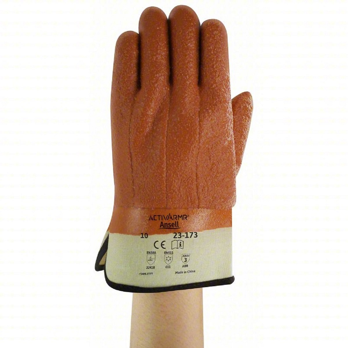 Airgas - B1399NFWPCP-11 - SHOWA™ Size 11 Heavy Duty Natural Rubber Palm Coated  Work Gloves With Cotton Liner And Gauntlet Cuff