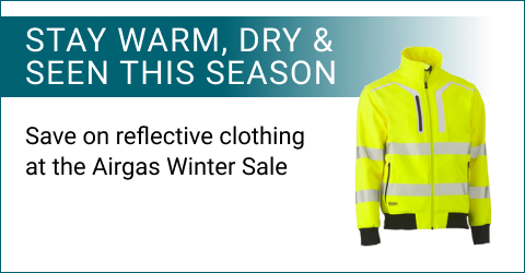 Save on reflective clothing at the Airgas Winter Sale