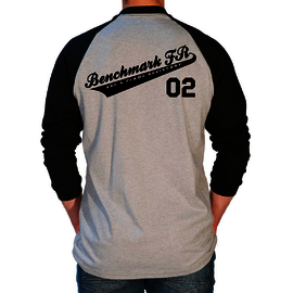 Benchmark FR® Large Tall Black and Gray Benchmark 3.0 Cotton Flame Resistant T-Shirt With Team Jersey Graphic