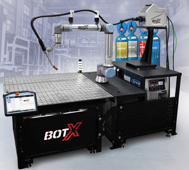 Image of the BotX XRS collaborative welding robotic system