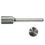 RADNOR™ SB-12SC 1/8" X 5/8" Cylindrical (End Cut) Shape Single Cut Carbide Burr