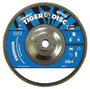 Weiler® Tiger® 7" X 5/8" - 11" 40 Grit Type 29 Flap Disc