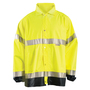 OccuNomix Large Hi-Viz Yellow And Blue 31" Polyester And Oxford Jacket