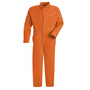 Bulwark® 46 Regular Orange EXCEL FR® Twill Cotton Flame Resistant Coveralls With Zipper Front Closure
