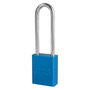 American Lock® Blue Anodized Aluminum Lifeguard™ 6 Pin Tumbler Padlock Boron Alloy Shackle