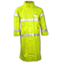 Tingley Medium Hi-Viz Green And Hi-Viz Yellow 48" Comfort-Brite® 14 mil PVC And Polyester Rain Jacket