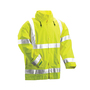 Tingley 3X-Large Hi-Viz Green And Hi-Viz Yellow 32" Vision™ 7 mil Polyurethane And Polyester Rain Jacket