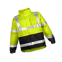 Tingley Medium Hi-Viz Green And Hi-Viz Yellow 30" Icon™ 12 mil Polyurethane And Polyester Rain Jacket