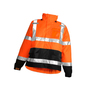 Tingley 2X-Large Hi-Viz Orange And Hi-Viz Red 32" Icon™ 12 mil Polyurethane And Polyester Rain Jacket