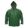 Tingley 4X-Large Green 32" Safetyflex® 17 mil PVC And Polyester Rain Jacket