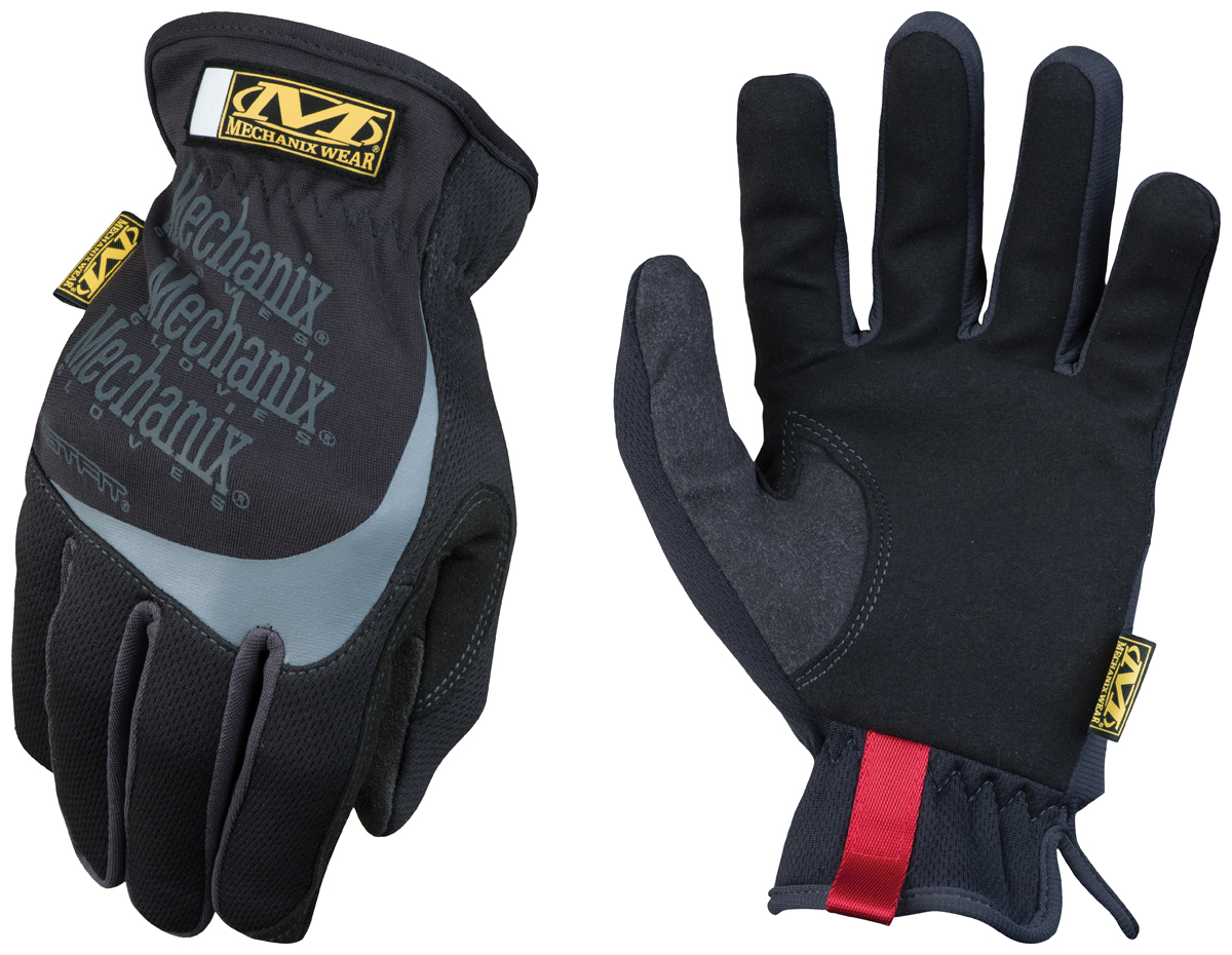 Airgas - MF1MFF-05-009 - Mechanix Wear® Size 9 Black And Gray FastFit ...