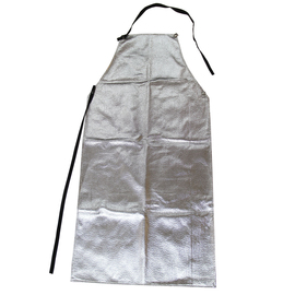 Chicago Protective Apparel One Size Fits Most Silver Aluminized Para-Aramid Apron With Snap