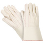 Techniweld USA Large Natural Medium Weight Nap Out Cotton Hot Mill Gloves With Knit Wrist Wrist