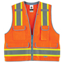 Ergodyne 2X/3X Orange GloWear® 8254HDZ Polyester Mesh Vest