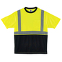 Ergodyne 4X Yellow/Black GloWear® 8289BK Polyester Shirt/T-Shirt