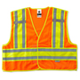 Ergodyne 4X/5X Orange GloWear® 8245PSV Polyester Mesh Vest