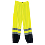 Ergodyne Large/X-Large Black/Hi-Viz Yellow GloWear® 8910BK Polyester Mesh Pants