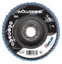 Weiler® Wolverine® 4" X 5/8" 36 Grit Type 29 Flap Disc