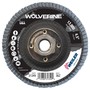 Weiler® Wolverine® 4 1/2" X 5/8" - 11" 36 Grit Type 29 Flap Disc