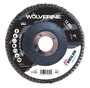 Weiler® Wolverine® 5" X 7/8" 40 Grit Type 29 Flap Disc
