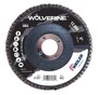 Weiler® Wolverine® 5" X 7/8" 60 Grit Type 29 Flap Disc