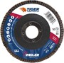 Weiler® Tiger® Ceramic HD 4 1/2" X 7/8" 80 Grit Type 27 Flap Disc