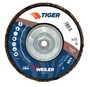 Weiler® Tiger® 7" X 5/8" - 11" 80 Grit Type 27 Flap Disc