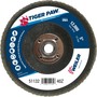 Weiler® Tiger Paw™ 5" X 5/8" - 11" 40 Grit Type 29 Flap Disc