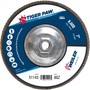 Weiler® TIGer Paw™ 7" X 5/8" - 11" 80 Grit Type 27 Flap Disc