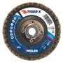 Weiler® Tiger® X 4 1/2" X 5/8" - 11" 60 Grit Type 29 Flap Disc