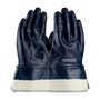 Protective Industrial Products X-Large ArmorLite® Blue Nitrile Full Hand Coated Work Gloves With Natural Cotton Liner And Safety Cuff