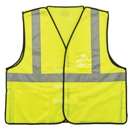Ergodyne 4X/5X Green GloWear® 8216BA Polyester Mesh Vest