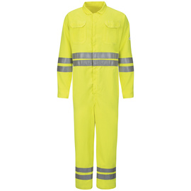 Red Kap® 58 Hi-Viz Green And Hi-Viz Yellow Bulwark® Modacrylic/Lyocell/Aramid Coveralls