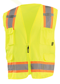 OccuNomix X-Large Hi-Viz Yellow Polyester Vest