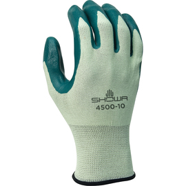 SHOWA® Size 10  Nitrile Palm Coated  Work Gloves With Nylon Knit Liner And Knit Wrist