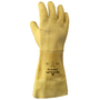 SHOWA® Size 10  Heavy Duty Rubber Full Coated  Work Gloves With Cotton Liner And Gauntlet Cuff