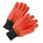 Protective Industrial Products Large Hi-Viz Orange PIP® Jersey Lined Supported PVC Chemical Resistant Gloves