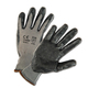 Protective Industrial Products Large G-Tek® PosiGrip® 13 Gauge Black Nitrile Palm And Finger Coated Work Gloves With Gray Polyester Liner And Knit Wrist
