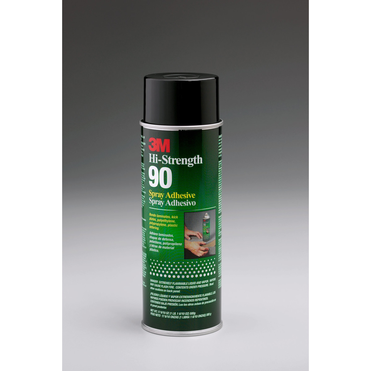 3M Spray Adhesive, Aerosol Can, 16.75 oz. Container Size - Adhesives - Super 77, Size: 16.5 oz Can, Black